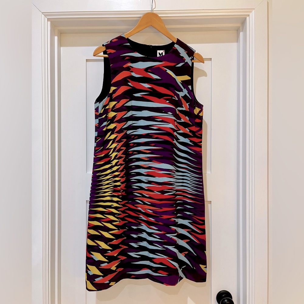 Missoni silk sleeveless shift dress size 44